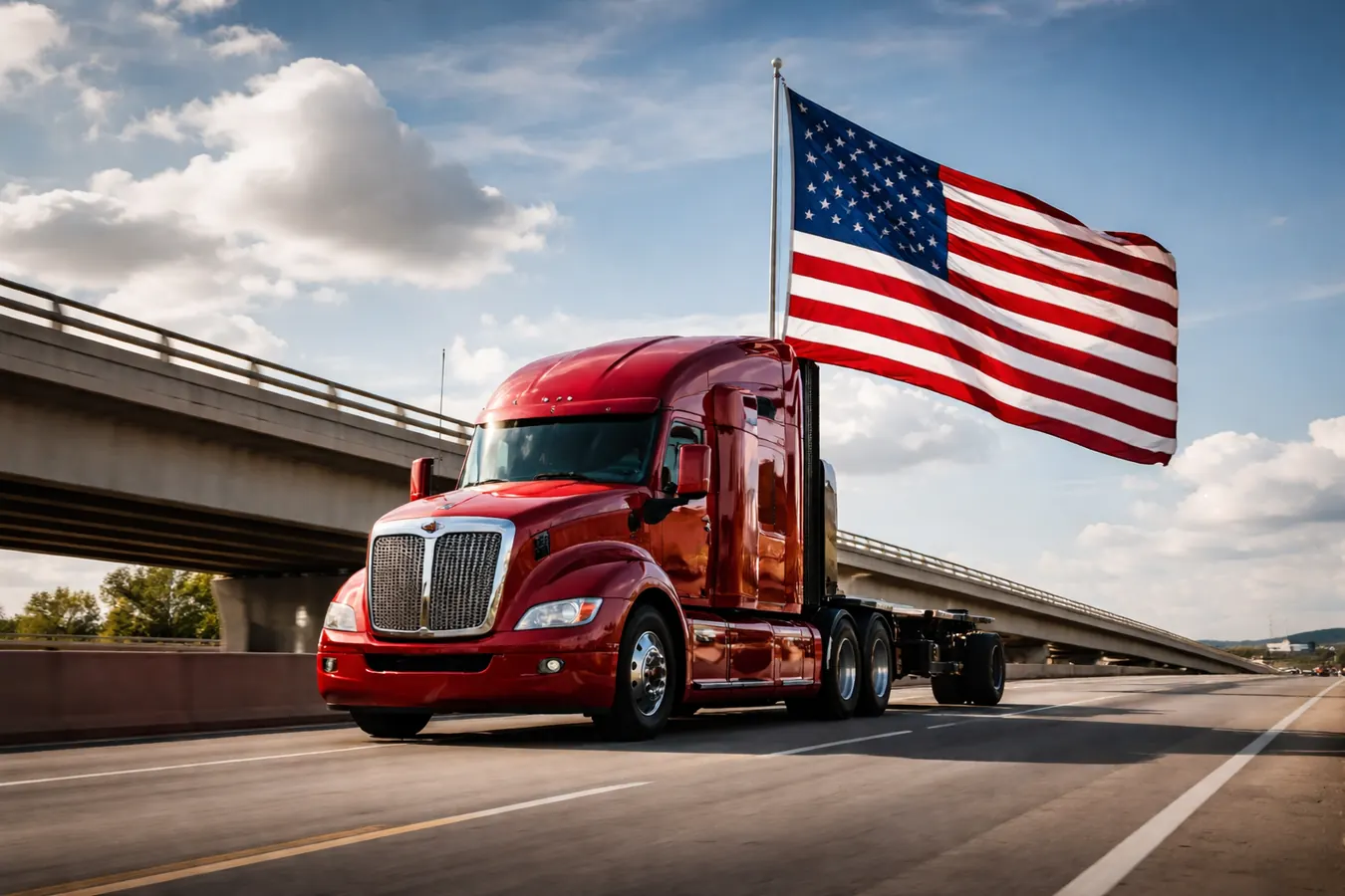 10 Reasons a Heavy-Duty Embroidered Flag Holds Up on a Big Rig (Cheap Ones Don't)