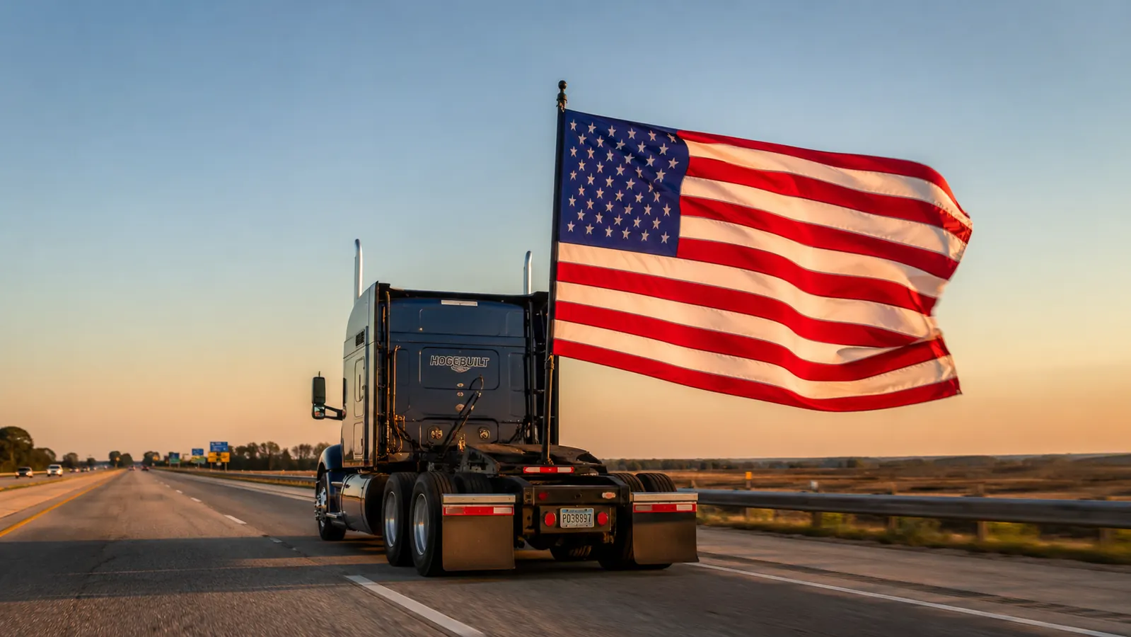 10 Reasons a Hitch Receiver Mount Beats an Antenna Clip for Flying Flags on a Semi