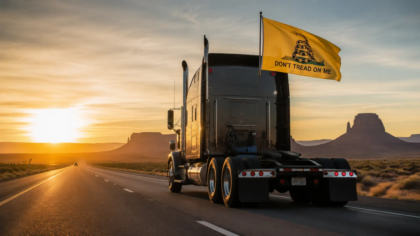 10 Reasons Owner-Operators and Vet Truckers Fly the Don't Tread on Me Flag