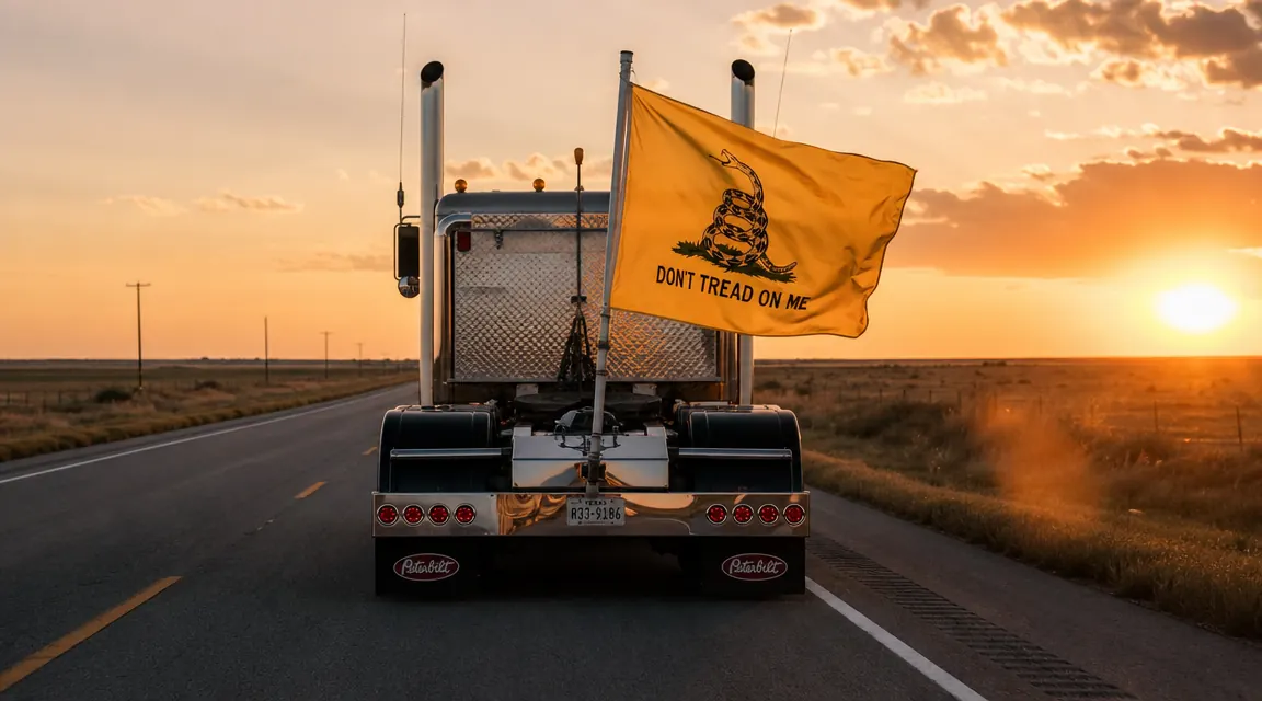 How to Pick the Right Don't Tread on Me Flag for Your Semi Truck