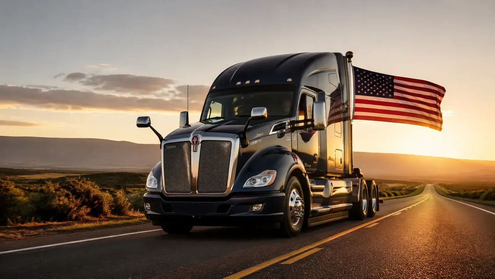 How to Set Up a Complete Flag Kit on a Semi Truck (No Drilling, No Special Tools)